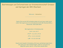 Tablet Screenshot of kreismeisterschaft-krv-oberland.de